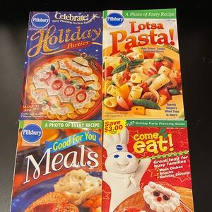 Pillsbury vintage cookbook magazines set of four from 1999